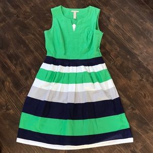 Banana republic striped dress